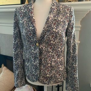J. Crew Floral Blazer